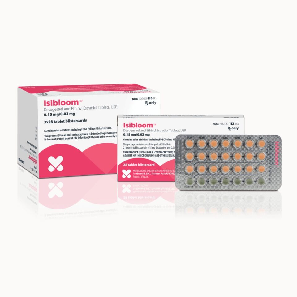 Isibloom® (Desogestrel and Ethinyl Estradiol Tablets, USP) (generic ORTHO-CEPT®)