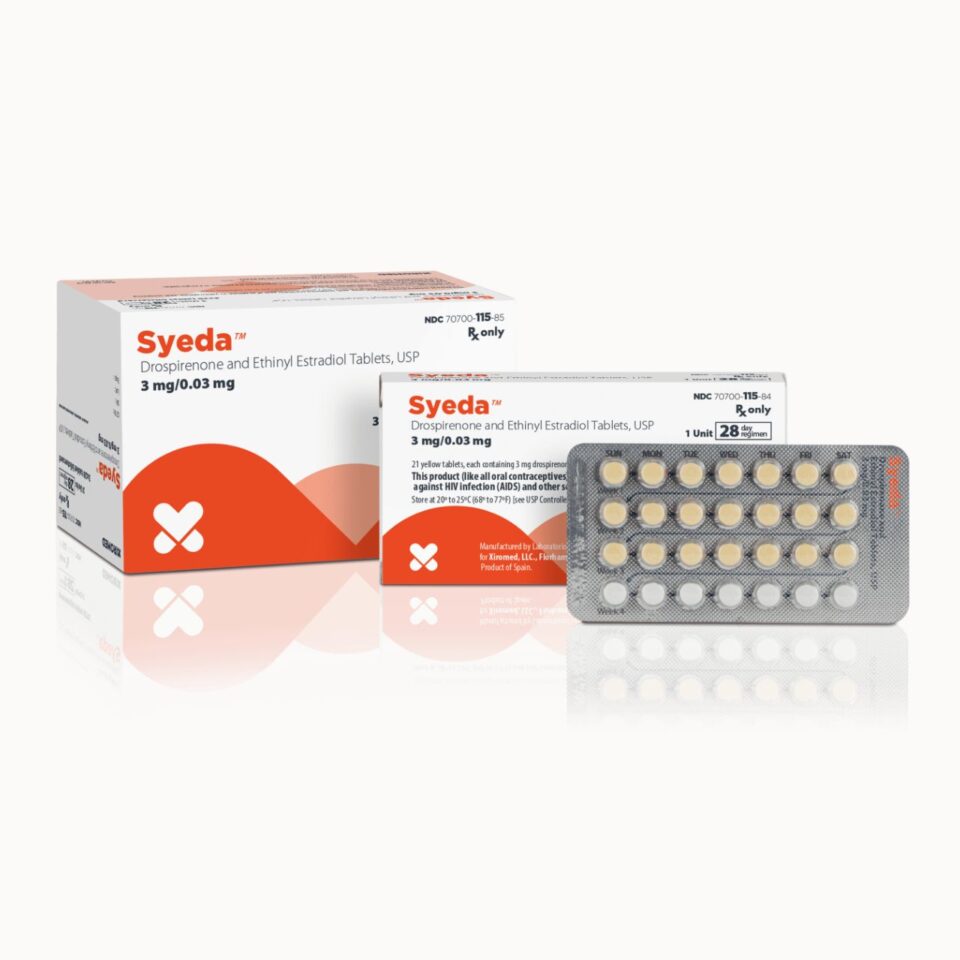 Syeda® (Drospirenone and Ethinyl Estradiol Tablets, USP) (generic Yasmin® )